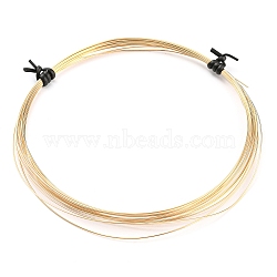 Brass Craft Wire, Round, Real 14K Gold Filled, 0.45mm, about 14.76 Feet(4.5m)/Roll(CWIR-D001-01B-G)