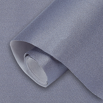 Nylon Fabric, with Paper Back, for Book Binding, Slate Gray, 400x0.2mm, about 1.2m/sheet
