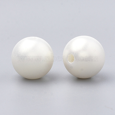 Spray Painted Style Acrylic Beads(MACR-T010-10mm-08)-2