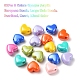 32Pcs 8 Colors Opaque Acrylic European Beads(MACR-YW0001-42)-2