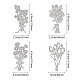 GLOBLELAND Valentine's Day Bouquet Carbon Steel Cutting Dies Stencils(DIY-DM0001-56)-2