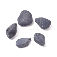 (Clearance Sale)Natural Stones River Rocks, Craft Rocks for Adults and Kids DIY Painting, Black, 48~60x33~51x18~40mm(G-WH0006-02B-02)
