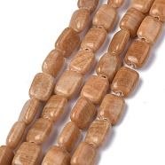 Natural Tigerskin Jade Beads Strands, Cuboid, 8x5.6~6x2.5~4mm, Hole: 1mm, about 44~52pcs/strand, 14.96~15.74 inch(38~40cm)(G-Z006-B02)
