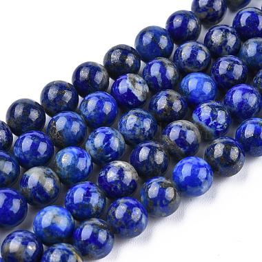 Chapelets de perles en lapis-lazuli naturel(X-G-E465-8mm-01)-4