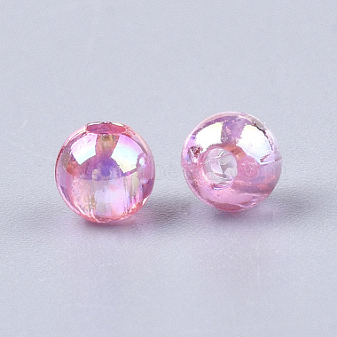 Perles en plastique transparentes(OACR-S026-8mm-M)-2