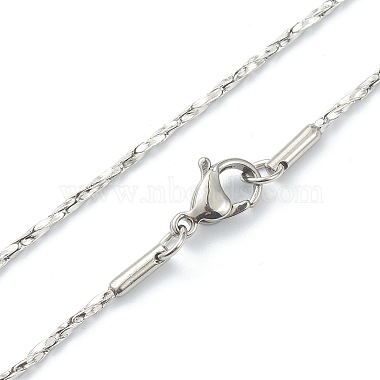 304 Stainless Steel Coreana Chain Necklaces(X-NJEW-I248-20P)-3