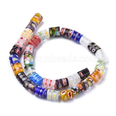 Column Handmade Millefiori Glass Beads(LK-R004-12)-2