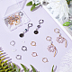 Elite 36Pcs 6 Colors Brass Clip-on Earring Findings(FIND-PH0006-40)-2