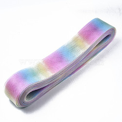 Mesh Ribbon, Plastic Net Thread Cord, Colorful, 50mm, about 50yards/bundle(PNT-S030-001B)