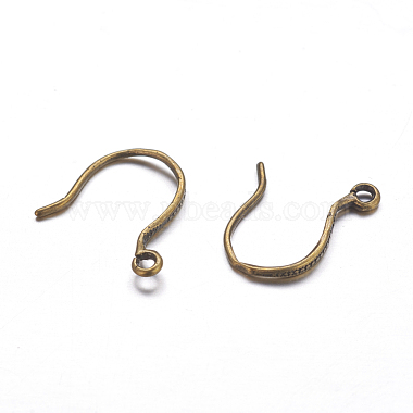 Brass Earring Hooks(KK-P8066-AB-NF)-2