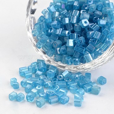4mm SteelBlue Glass Beads