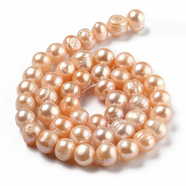 Natural Cultured Freshwater Pearl Beads Strands(PEAR-L033-17A)-3