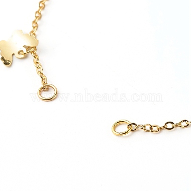 Brass Curb Chains Bracelet Making(AJEW-JB01074)-2