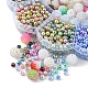 2490Pcs 15 Style Rainbow ABS Plastic & Acrylic Imitation Pearl Beads(OACR-FS0001-25)-3