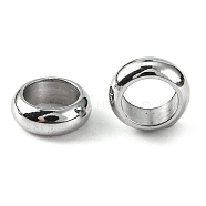 Ring 304 Stainless Steel Spacer Beads, Stainless Steel Color, 8x2.5mm, Hole: 5mm(STAS-N020-11-8mm)