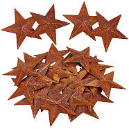 Rust Iron Big Pendants, Star, Sienna, 95x97x9mm, Hole: 1.6mm(IFIN-WH0065-16C)