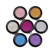 Chameleon Color Mirror Nail Powder, Shinning Mirror Effect, with One Brush, Mixed Color, 40x17mm, about 0.5g/box(MRMJ-Q095-M)