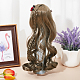 PP plastique longue ondulée coiffure bouclée poupée perruque cheveux(DIY-WH0304-260)-6