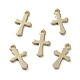 Messing kleine Kreuz Charms(KK-L205-09G-A)-1