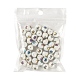 50Pcs 5 Colors Christmas Opaque Glass Beads(EGLA-FS0001-05)-7