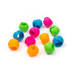 Sewing Thread Bobbins Holders Clips, Silicone, Mixed Color, 90x20mm, 12pcs/bag(X-TOOL-WH0015-17)