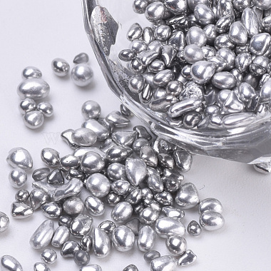 2mm Silver Chip Glass Beads
