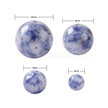 340pcs 4 tailles perles de jaspe bleu naturel(G-LS0001-17)-3