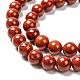 Grade A d'un jaspe rouge naturel brins de perles(G-P075-36-6mm)-5