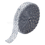 Glass Rhinestone Hotfix Rhinestone, Sew on Patches, Dress Shoes Garment Decoration, Clear, 15mm(DIY-WH0308-596A)