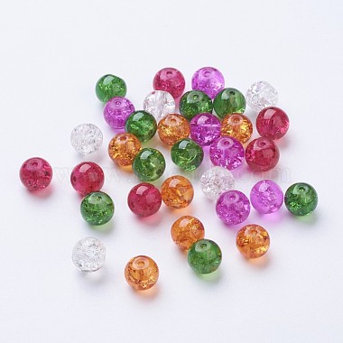 Baking Painted Crackle Glass Beads(DGLA-X0006-8mm-09)-2