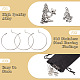 48Pcs 24 Style 12 Constellations Alloy Wine Glass Charms with Rhinestone(AJEW-TAC00002)-4
