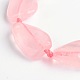 Nuggets Natural Rose Quartz Beads Strands(G-D772-04)-1