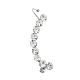 Rhinestone Cuff Earrings for Girl Women Gift(EJEW-B042-06P-B)-2