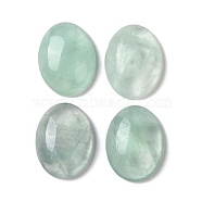 Natural Green Fluorite Cabochons, Oval, 20~20.8x15~15.5x5.8~6.5mm(G-B080-01A-33)