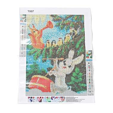 DIY Easter Theme Rabbit Pattern Full Drill Diamond Painting Canvas Kits(DIY-G074-01E)-3