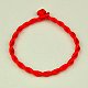 Fabrication de bracelet en nylon à queue de rat en satin(AJEW-JB00019-02)-1