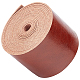 tissu en cuir pu tissu litchi uni(AJEW-WH0034-90D-02)-1