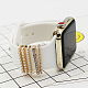 Ensemble de breloques de bracelet de montre en alliage de strass rectangle(MOBA-PW0001-57-14)-1