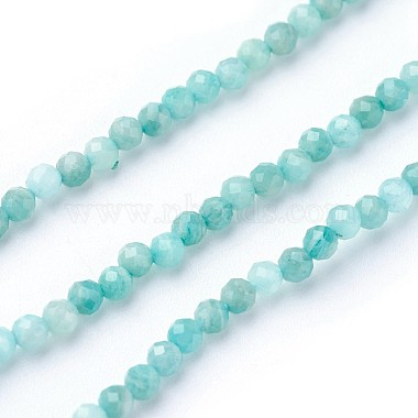 2mm Turquoise Round Amazonite Beads