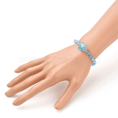 Transparent Acrylic Beads Kids Bracelets(BJEW-JB05537)-6