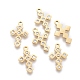 316 Surgical Stainless Steel Tiny Cross Charms(STAS-F256-020G)-1