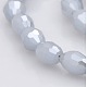 Pearl Luster Plated Imitation Jade Glass Faceted Rice Beads Strands(GLAA-A030A-PL03)-1