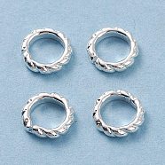 304 Stainless Steel Quick Link Connectors, Linking Rings, Silver, 9x2mm, Inner Diameter: 6mm(X-STAS-O110-14S)