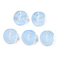 Perles de verre peintes par pulvérisation transparent(GLAA-N035-036-C11)-2