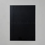 Aluminium Oxide Sheet, Rectangle, Black, 300x300x0.6mm(DIY-WH0698-054A-01)
