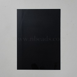 Aluminium Oxide Sheet, Rectangle, Black, 300x300x0.6mm(DIY-WH0698-054A-01)
