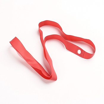 PVC Bicycle Tire Rim Protect Tapes, Rim Strip Rim Tape, Red, Fits 16 inch Riding Wheels, 670x17x0.5mm, Hole: 9mm