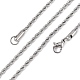 304 Stainless Steel Rope Chain Necklaces(STAS-M174-014P-B)-2