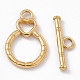 Ion Plating(IP) 304 Stainless Steel Toggle Clasps(STAS-G299-01G)-1