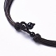 Adjustable Waxed Cord Necklace Making(MAK-L027-B01)-3